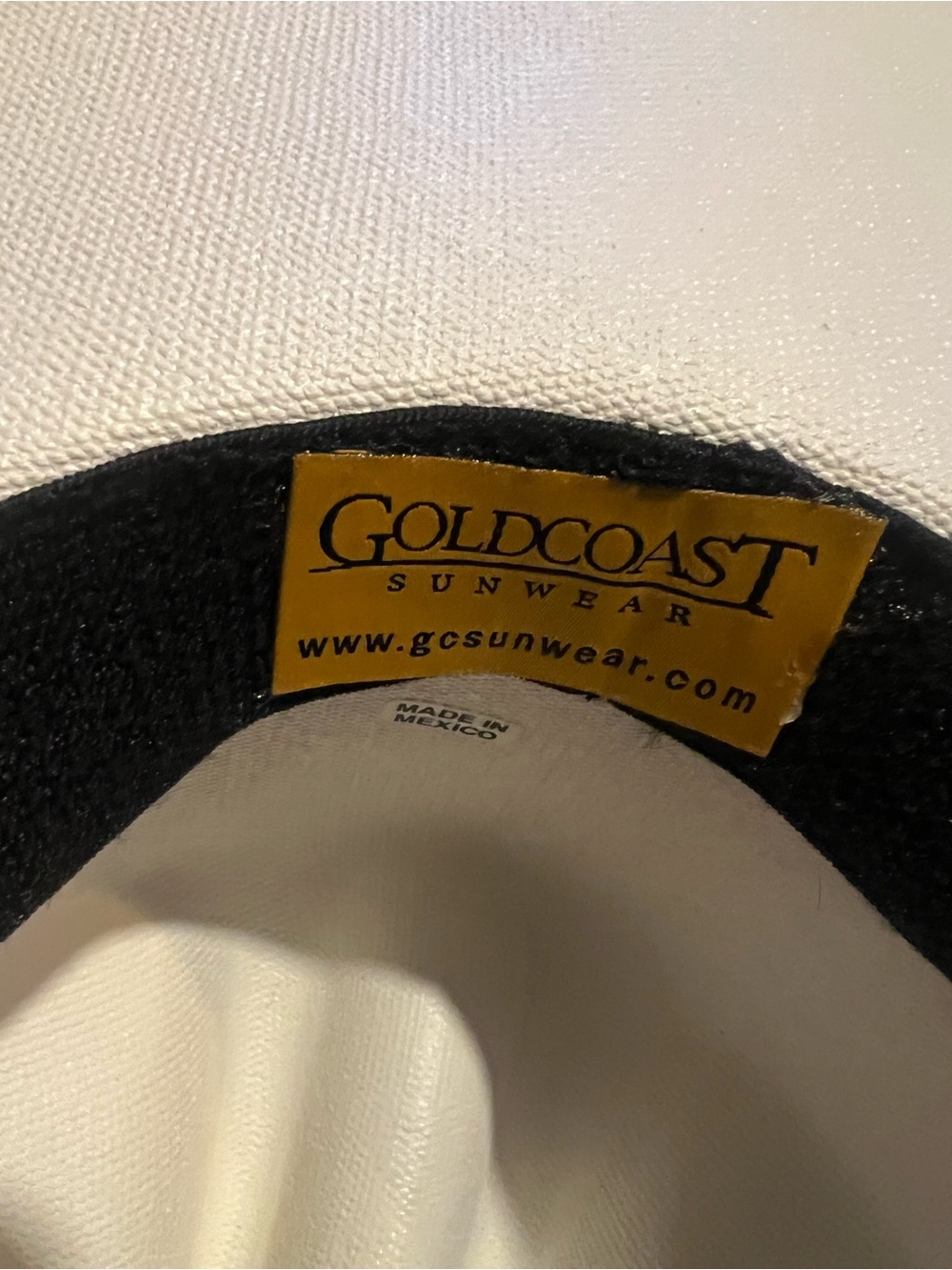 White Womens Western Straw Hat with Brown Leather Band - Picture 6 of 6